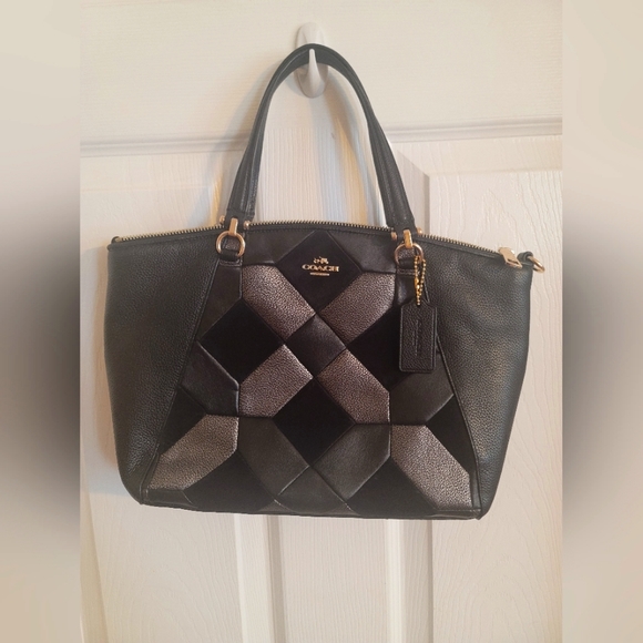 Coach Handbags - COACH PRAIRIE PATCHWORK LEATHER SATCHEL HANDBAG PURSE